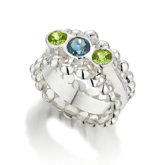 Three stone Angkor Wat Ring